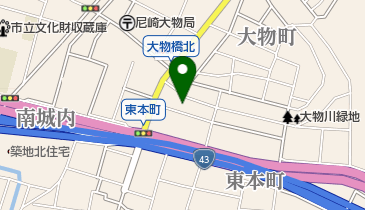 尼崎小動物愛護推進協会の地図画像