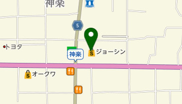 ジョーシン大和高田店の地図画像