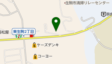 木幸スポーツ生駒の地図画像