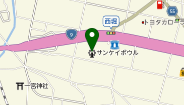 サンケイバッティングセンターの地図画像