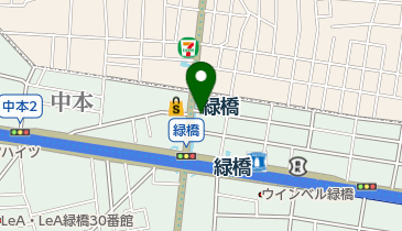 理容みどりの地図画像