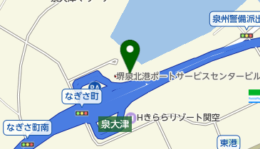 泉大津マッサージ治療院の地図画像