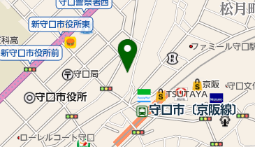 つじもと制服の店の地図画像