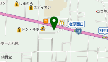 オールドギア八尾店の地図画像