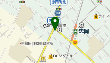 カメラのオク忠岡本店の地図画像