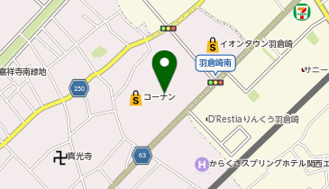 PET-PLAZAりんくう羽倉崎店の地図画像