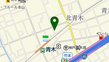 美容カット専科の地図画像