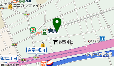 岩屋青年会館の地図画像