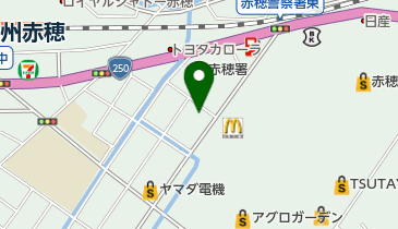 ホームドライクリーニング赤穂中州店の地図画像