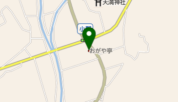 おがや亭の地図画像