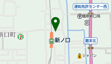 カットショップふじはらの地図画像