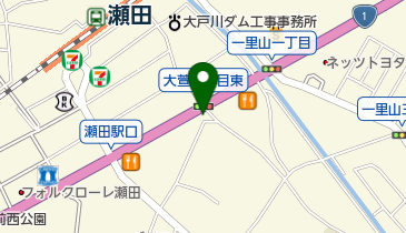 ヤマハ英語教室瀬田センターの地図画像