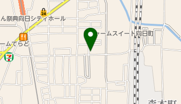 青木獣医科病院の地図画像