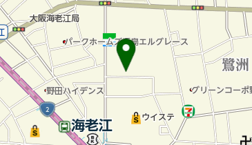 海老江東コミュニティセンターの地図画像