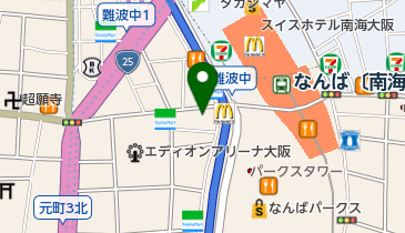 大阪イサミの地図画像