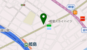 ピザハット姫島通り姫里店の地図画像