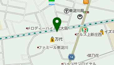 グリーンドラッグの地図画像