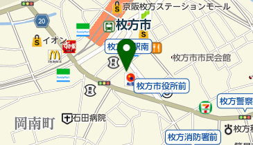 富国生命保険相互会社枚方団体営業所の地図画像