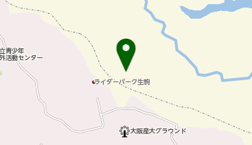 ライダーパークイコマの地図画像