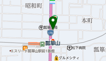 ナカヤスポーツの地図画像