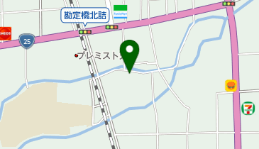 テクニカルパーツの地図画像