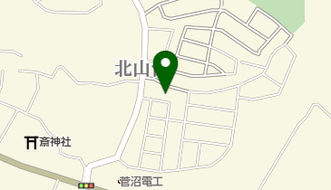毎日牛乳菩提寺販売店の地図画像