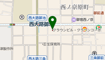 簡易保険加入者協会京都代理店の地図画像