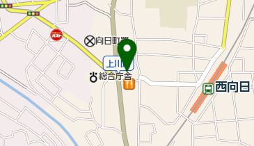 ポリッシュ西向日店の地図画像