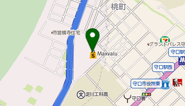 クリーニングルビーマックスバリュー守口太子橋店の地図画像