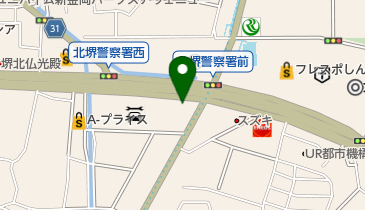 クローバー鍼灸整骨院の地図画像