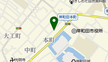 和陶器の店やわらぎの地図画像