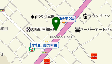 昌久園の地図画像