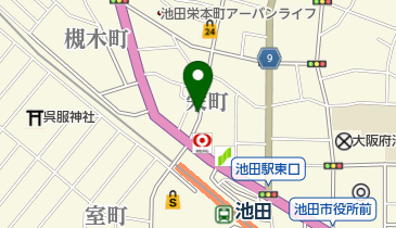 関関COLORSの地図画像