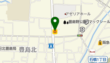ビバ・パエリア池田南店の地図画像