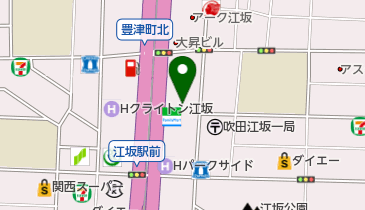チャオチャオ江坂店の地図画像