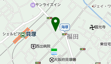 麻雀サークルこすもすの地図画像