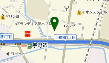 大阪府穂積ポンプ場の地図画像