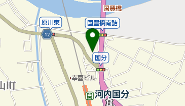 柏原シティバレエの地図画像