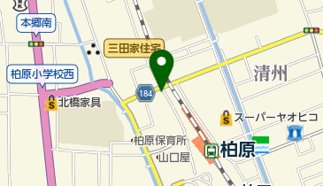 はらだ整骨院の地図画像