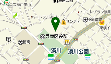 花化粧品店の地図画像