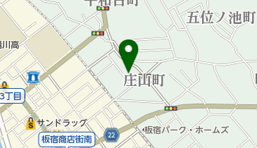 長田庄山地域福祉センターの地図画像