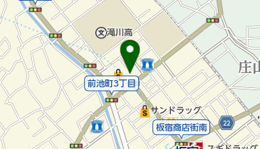 アルファクリーニング板宿店の地図画像