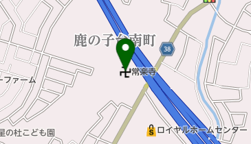 常楽寺の地図画像