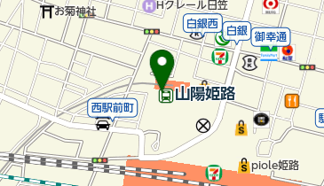 レンタルボックスの地図画像