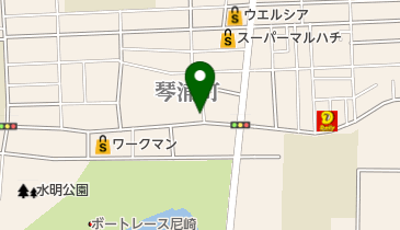 理容オーミの地図画像