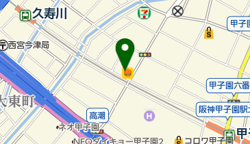 ビバ・パエリア甲子園店の地図画像