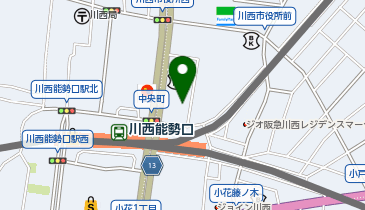 ECCパソコン教室川西校の地図画像