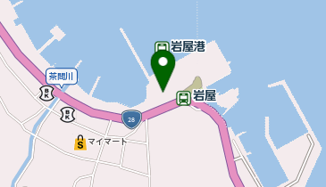 岩屋観光案内所の地図画像