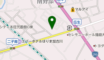 HairSalonみのりの地図画像