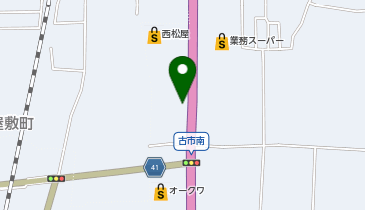 プラージュ理容奈良古市店の地図画像
